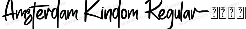 Amsterdam Kindom Regular字体转换